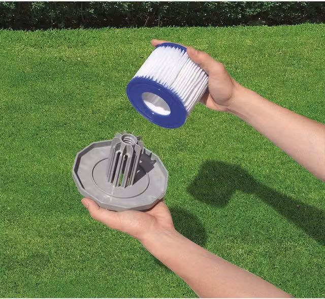 Bestway 12 Pack Lay-Z-Spa Size VI Filter Cartridges, White