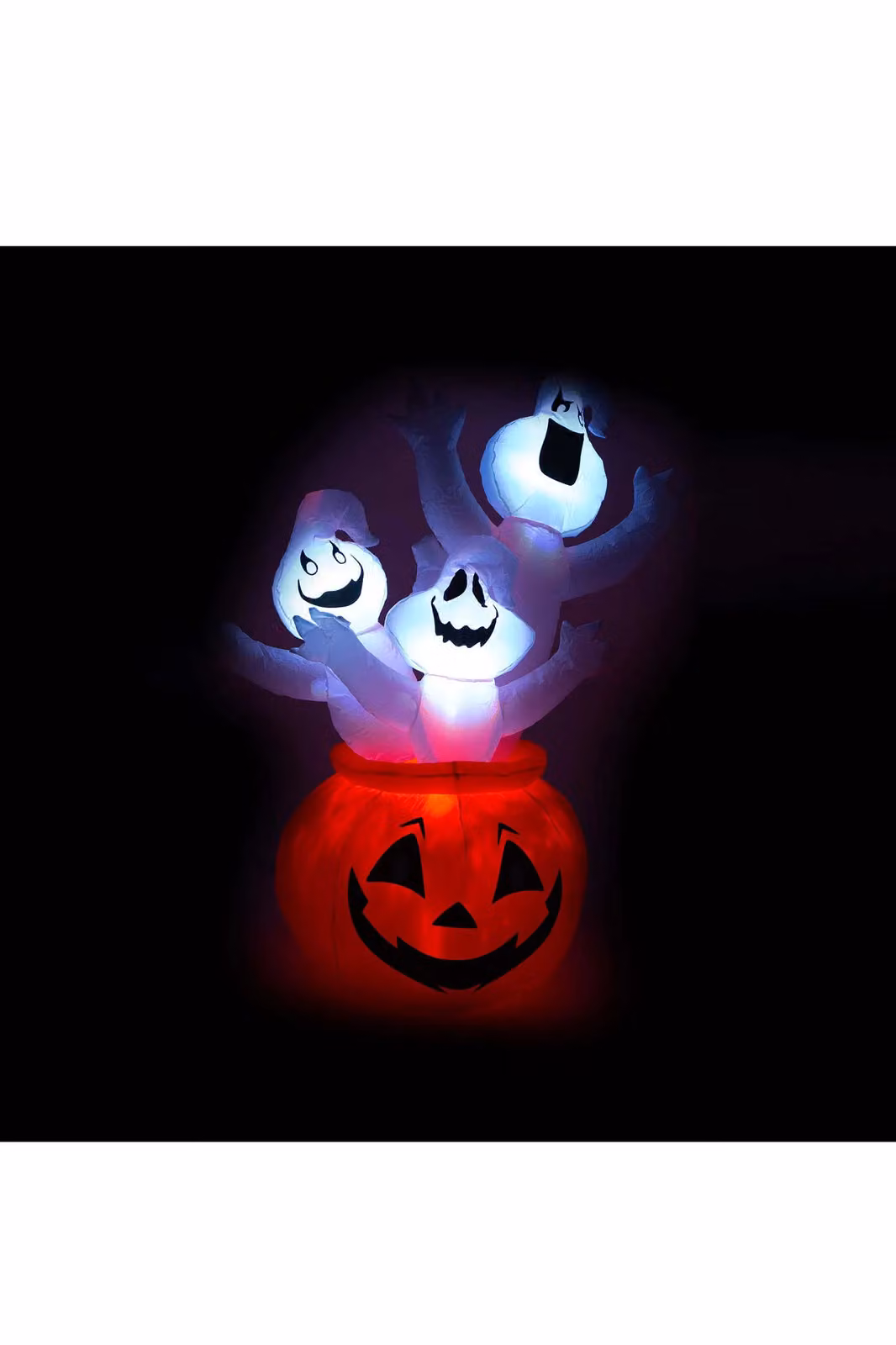 VFM e-Store Halloween Inflatable Pumpkin Ghosts Decoration, Multicolour, H: 152 cm x W: 115 cm x D: 115 cm – 3