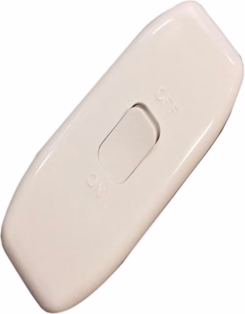 Dencon 3 Core Through Switch 6a in White and Multicolour