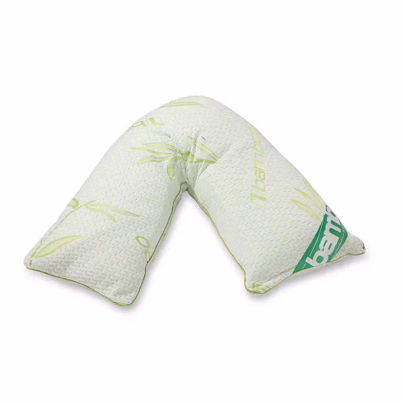 Snug City Green U-Shaped Memory Foam Orthopaedic Maternity Support Pillow with Soft Bamboo Cover – 2