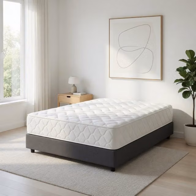 Artesa Comfy Range Tight Top Double Pocket Spring Mattress, White, W/D/H: 140 x 200 x 24 cm – 1