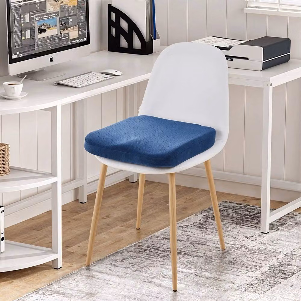 Kelvenix Blue Orthopaedic Memory Foam Seat Cushion, W: 100 cm x D: 100 cm – 3