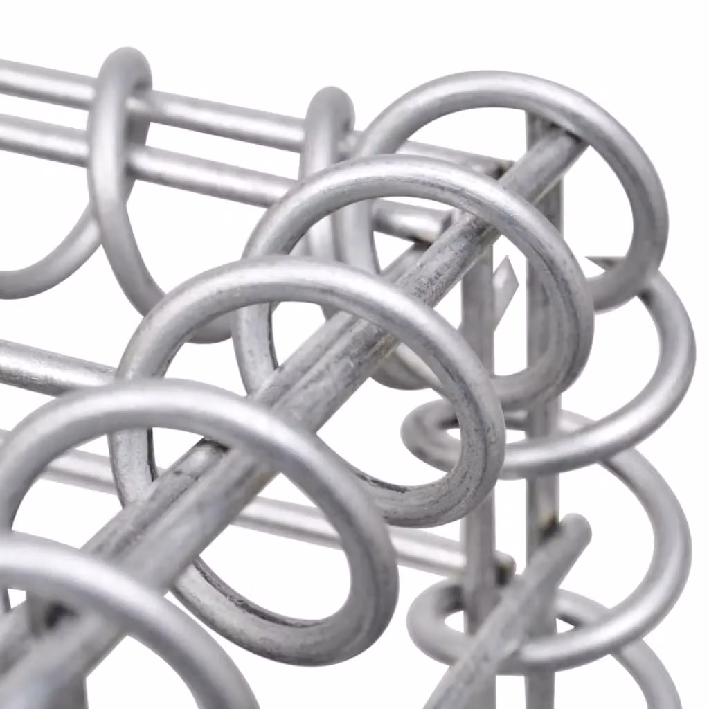 Berkfield Home Gabion Spirals, 24 pieces, Galvanised Steel, Silver, 100 cm – 2