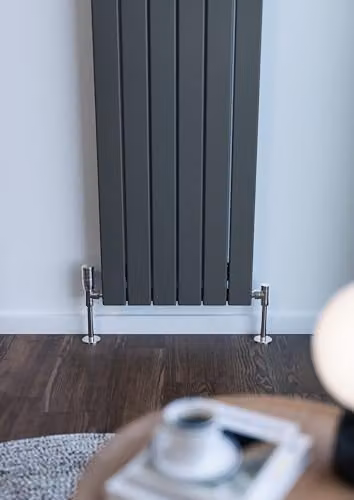 Terma Steel Wall Mounted Radiator in Anthracite Grey, H 180 cm x W 44 cm – 5