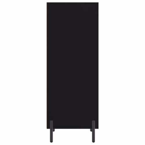 vidaXL Black Engineered Wood Sideboard W/D/H: 34.5 x 32.5 x 90 cm – 4