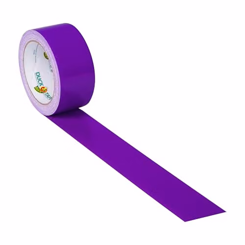Sellotape Duck Tape Cloth Duct Tape, Purple, W: 48 mm, L: 18.2 m – 2
