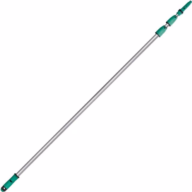 Unger Green and Silver Telescopic Squeegee Handle for Window Cleaning