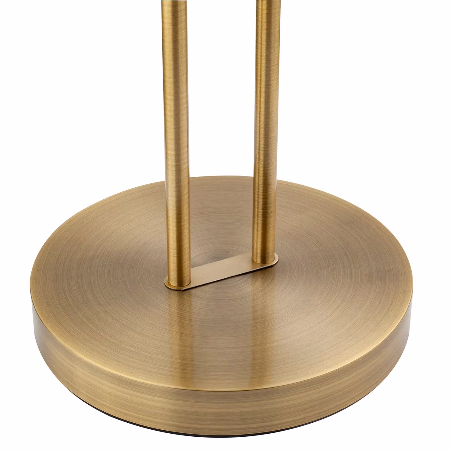 Happy Homewares LED Mother and Child Floor Lamp in Gold/Brass with Rotary Dimmer and Reading Light – 2