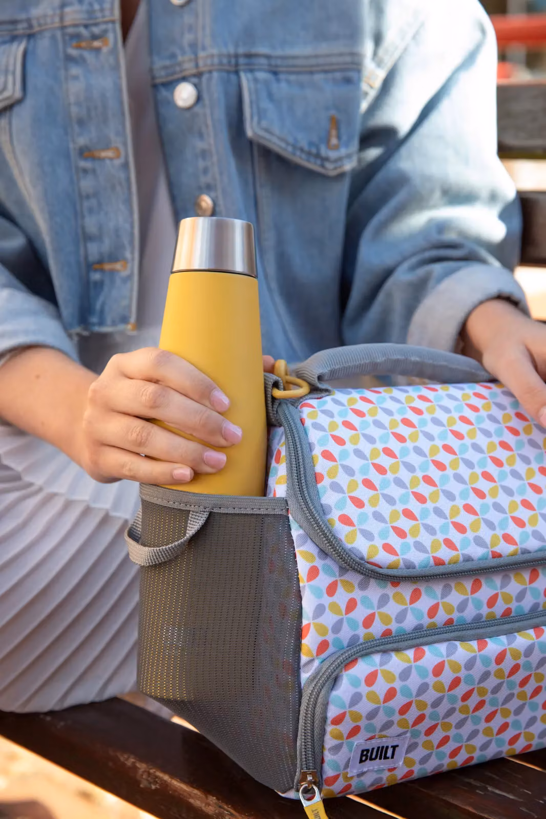 Built Vacuum Insulated Stainless Steel Leakproof Water Bottle, Yellow, 540 ml – 7