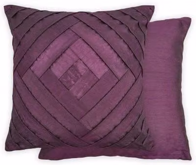 New Edge Blinds Gio Square Cushion Cover in Purple, W/D/H: 43 x 43 x 43 cm