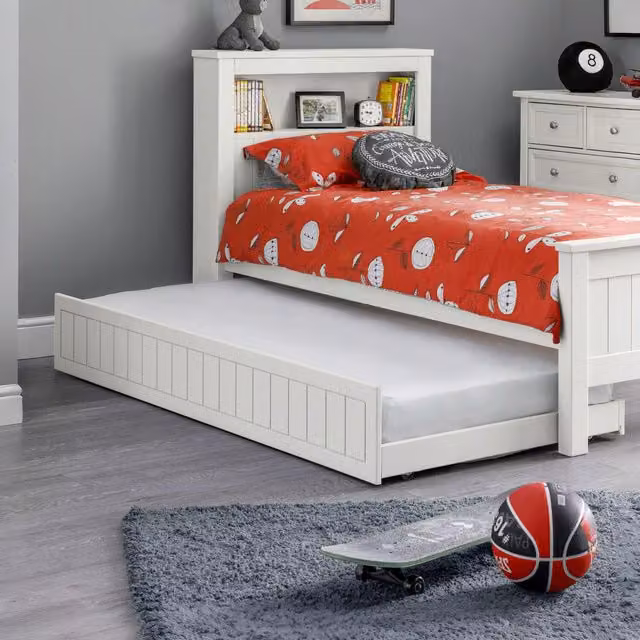 Julian Bowen Maine Single Underbed Trundle in White