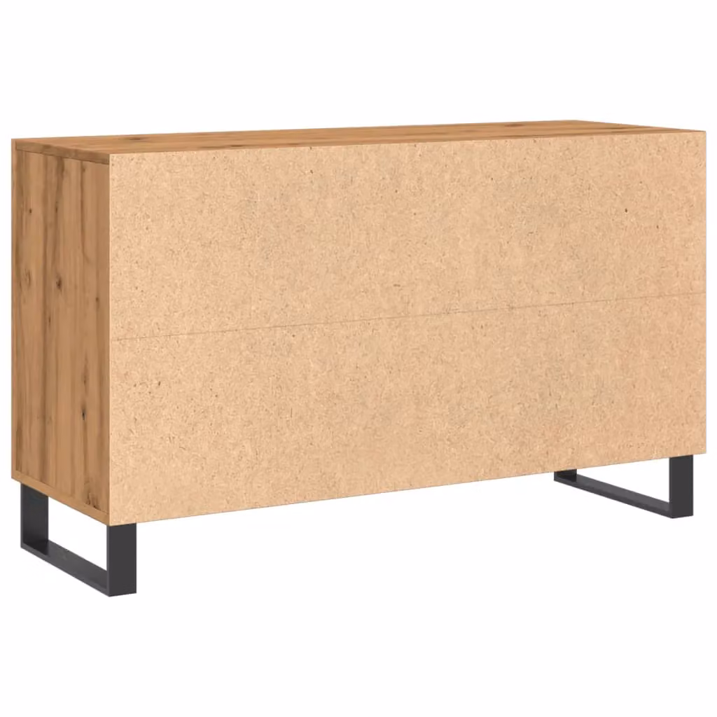 Berkfield Home Artisan Oak Sideboard in Brown, W/D/H: 100 x 36 x 60 cm – 4