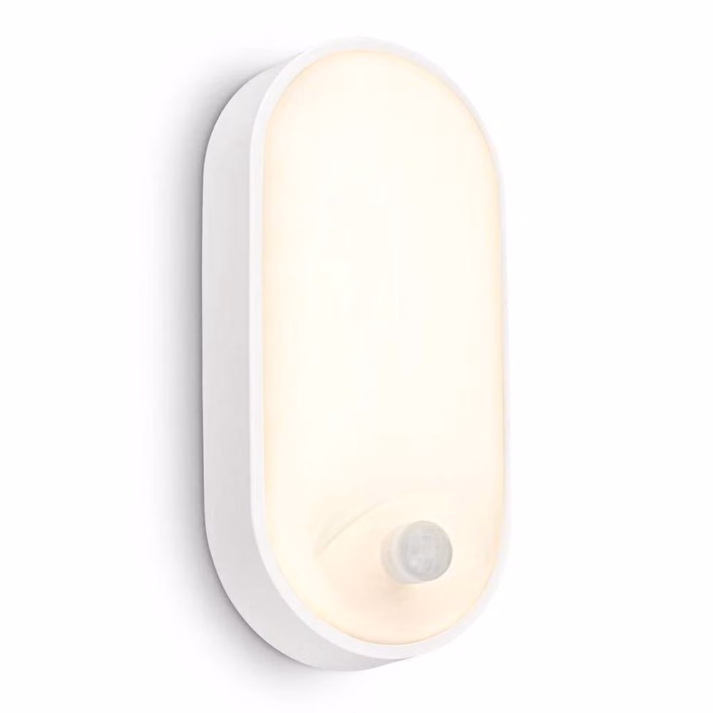 EONLION Outdoor LED Wall Lamp with Motion Sensor in White – 2