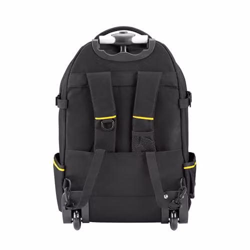 Stanley Fatmax Heavy-Duty Tool Bag Backpack on Wheels with Strap, Black and Multicolour – 3
