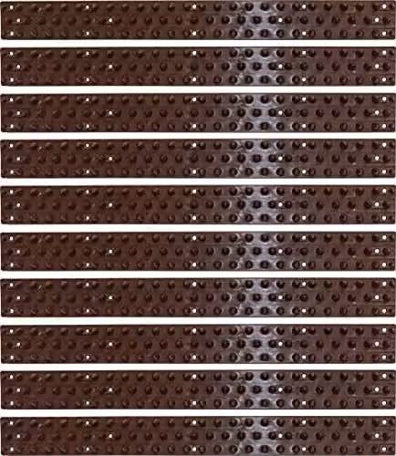 St Helens Home & Garden Small Animal Anti Climb Wall and Fence Deterrent Spikes, Pack of 10, Brown – 1