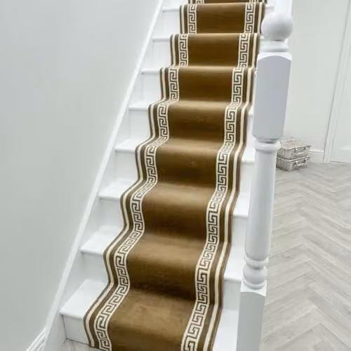 runrug Soft and Comfortable Stair Runner in Light Brown – 3