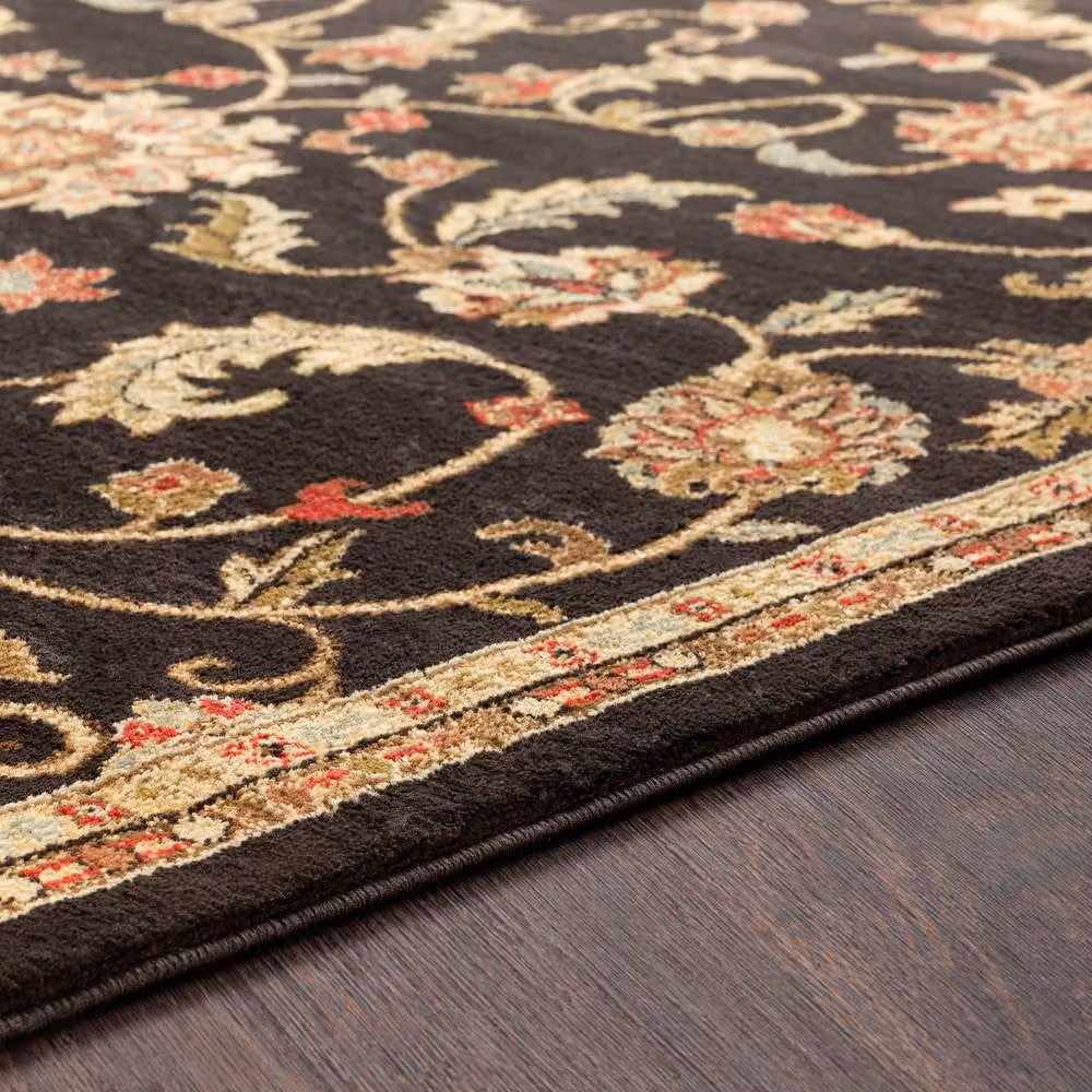 Livabliss Riley Vintage Traditional Boho Living and Dining Rug in Beige, Brown, Green and Black, W: 160 cm, D: 230 cm – 3