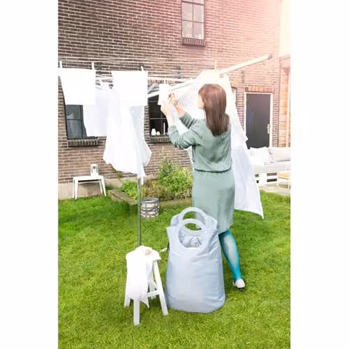 Brabantia Essential Rotary Washing Line with Ground Tube, Grey – 2