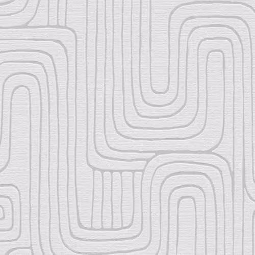 Erismann Opus 10461-31 Grey Non-Woven Abstract Geometric Wallpaper