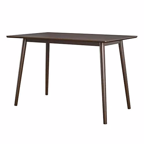 DHP Brittany Mid-Century Writing Desk in Brown Walnut