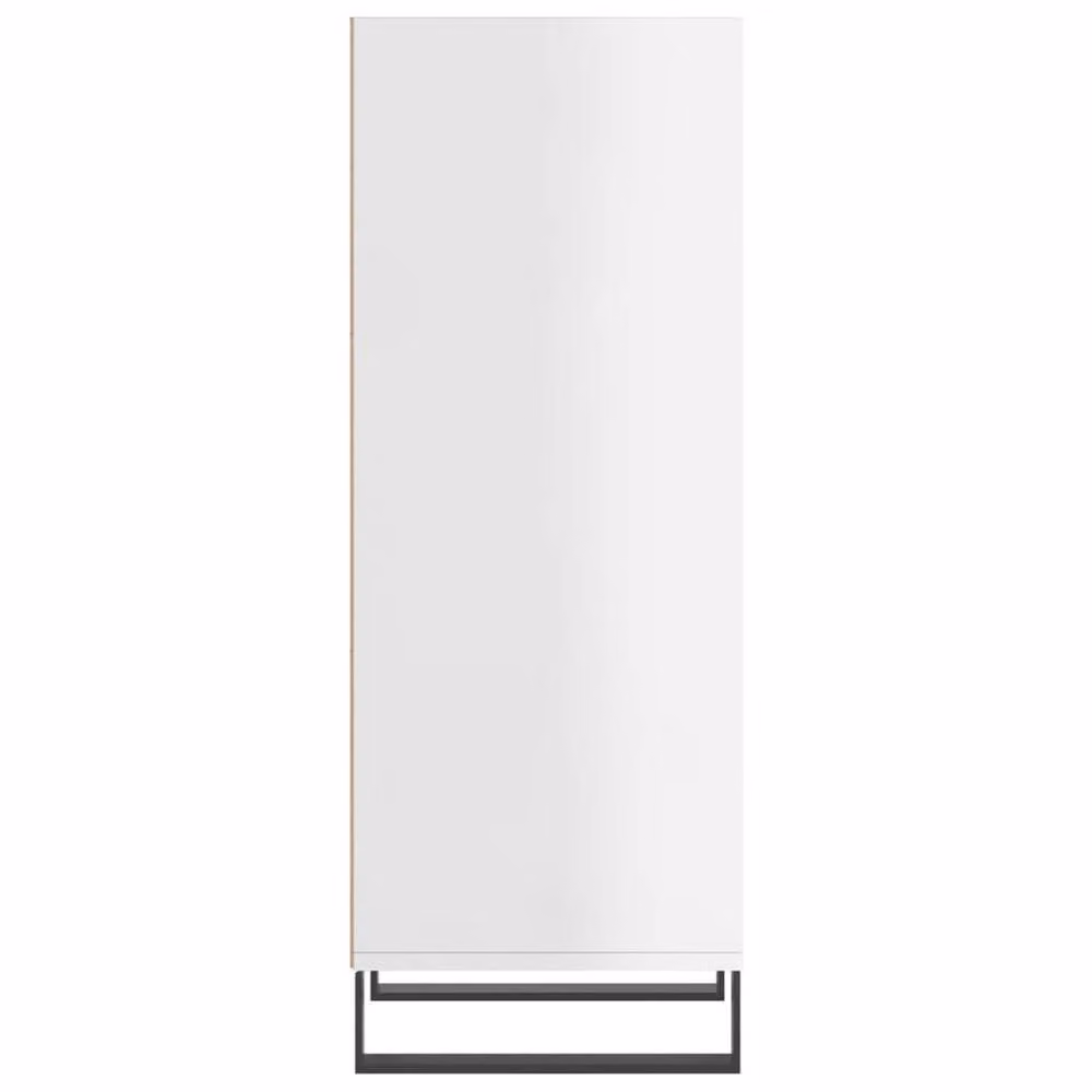 Berkfield Home High Gloss White Sideboard, W/D/H: 34.5 x 32.5 x 90 cm