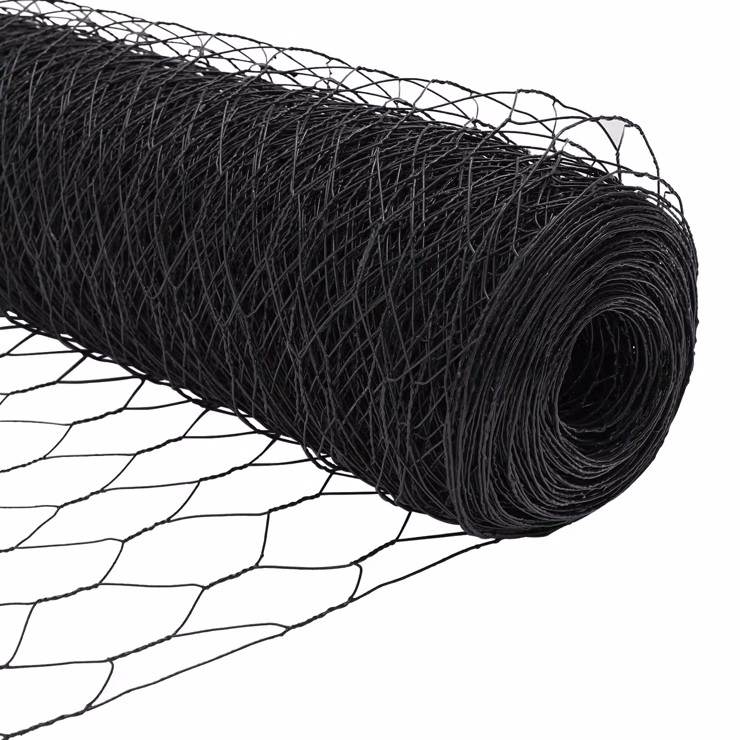 Berkfield Home Grey Powder-Coated Steel Hexagon Fence, 0.4 x 25 m – 6