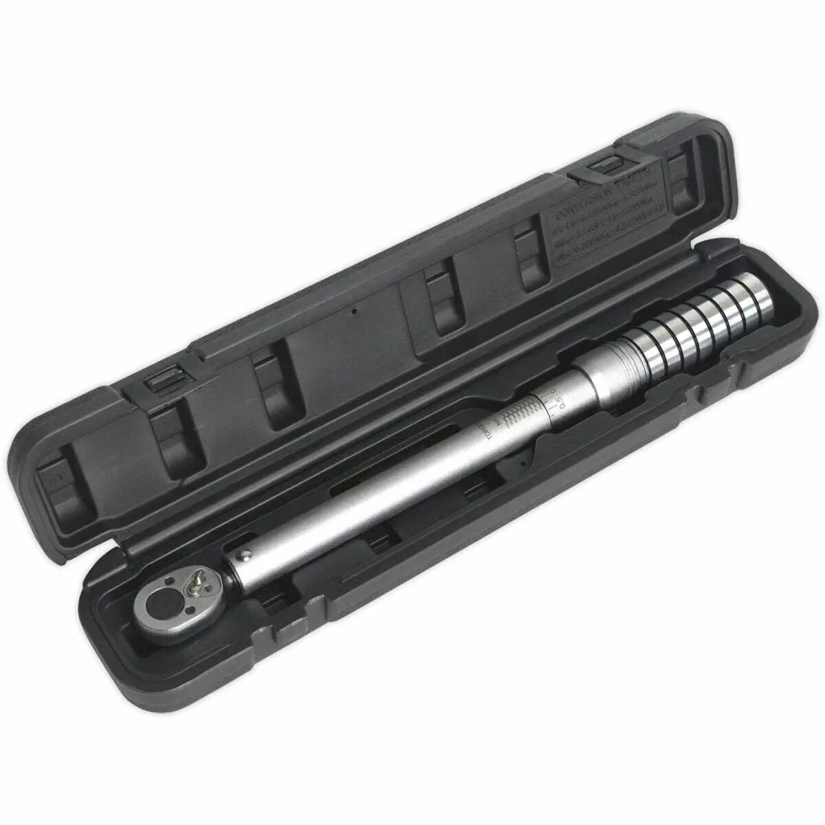 Loops Micrometer Style Torque Wrench with 1/2 inch Square Drive and Flip Reverse Function, 40 to 200 Nm, Silver and Multicolour – 2