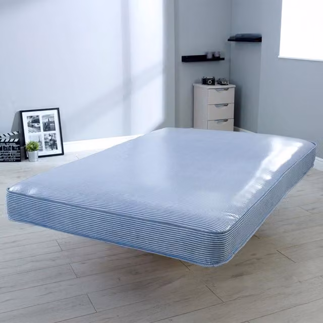 Starlight Beds One Side Waterproof Mattress in Blue, W/D/H: 140 x 200 cm