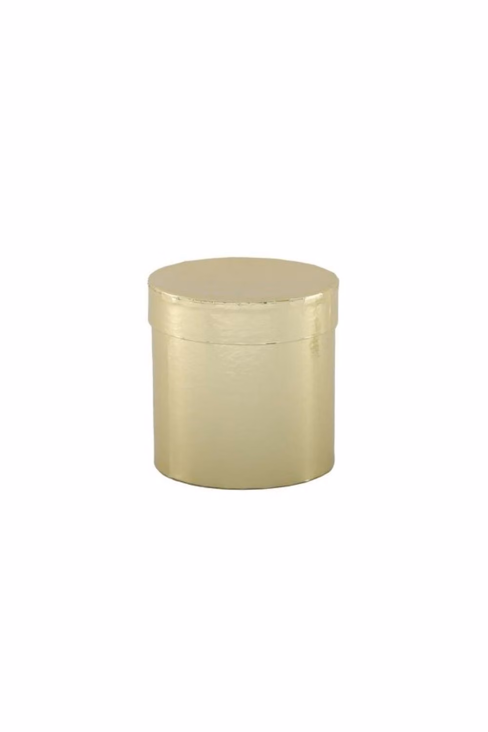 KDMD Metallic Gold Hat Box 2 Pack, W/D/H: 14 x 13 x 14 cm – 2