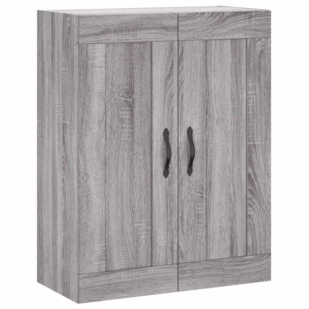 Berkfield Home Wall Mounted Modern Cabinet in Grey Sonoma, W/D/H: 69.5 x 34 x 90 cm – 2