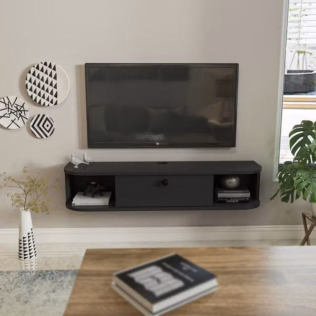Decorotika Ibarra Floating TV Unit in Anthracite