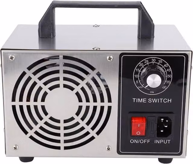 VOGREX Silver Ozone Generator with Timer for Odour and Dust Removal – 1