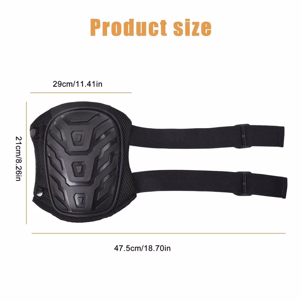 SPETLEK Heavy Duty Foam Knee Pads, 2-Piece Set, Black – 2