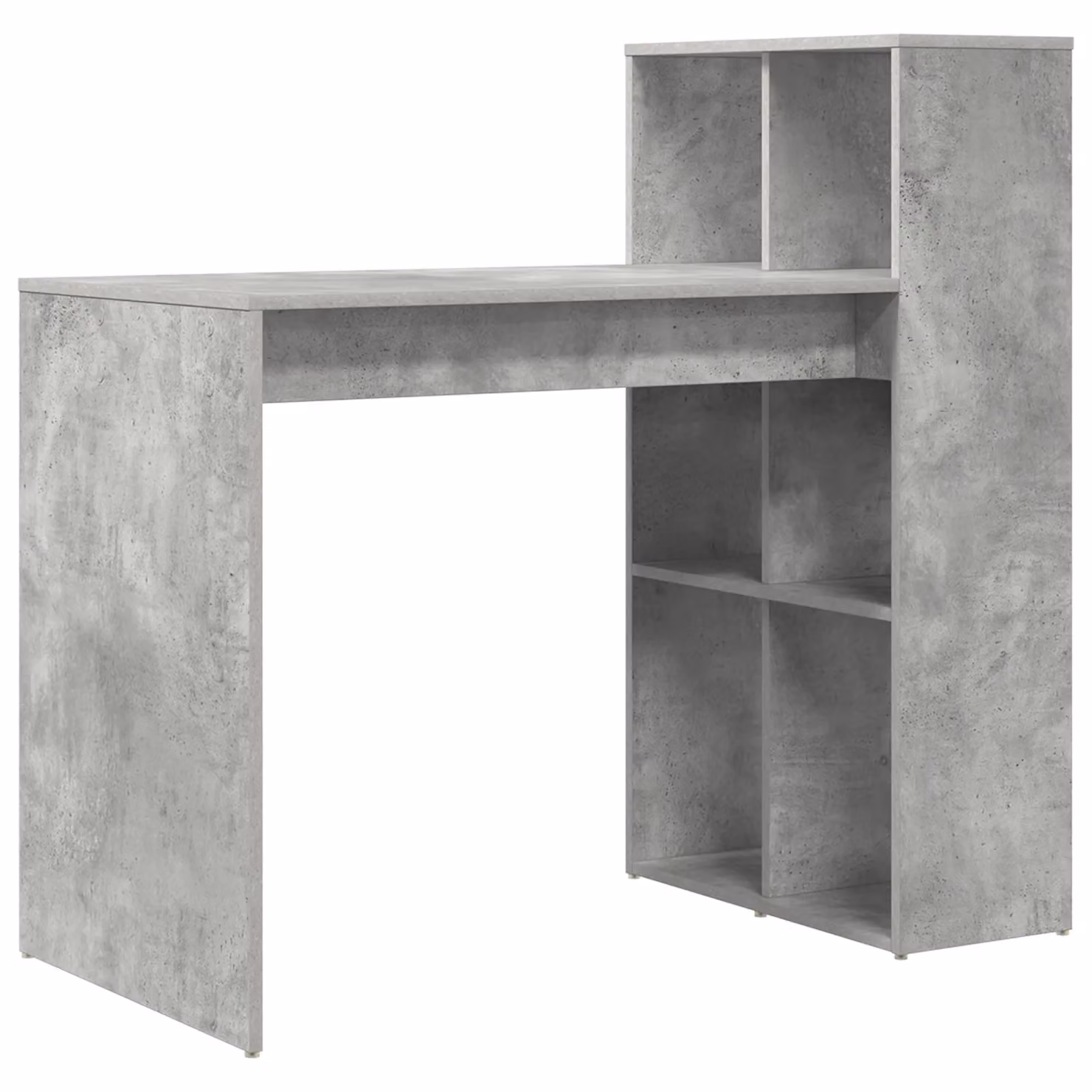 Berkfield Home Industrial Writing Desk in Grey Concrete Finish – 2