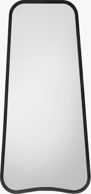 Perch & Parrow Ari Metal Freestanding Scandinavian Standing Mirror in Black