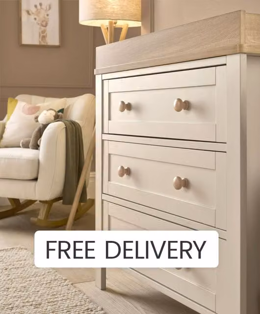 Mamas & Papas Wedmore Dresser Changer in Cashmere and Oak