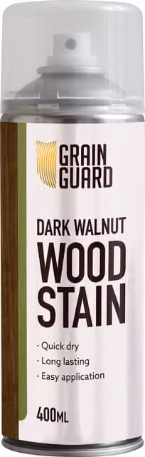 Grain Guard Water Based Wood Stain Spray in Walnut Brown