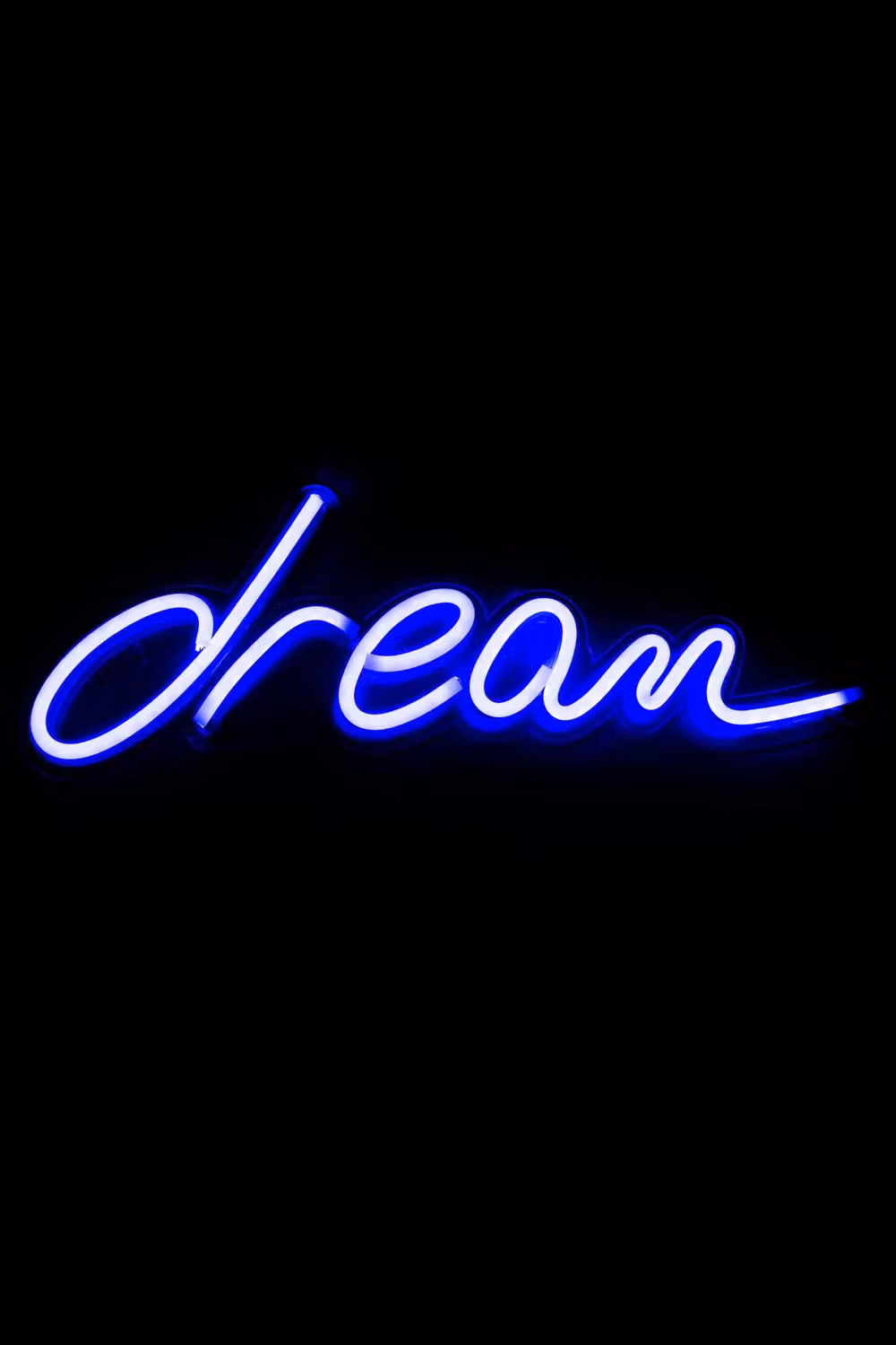 BHS Lighting Glow Dream Blue LED Neon Wall Light with USB Power Supply – 2