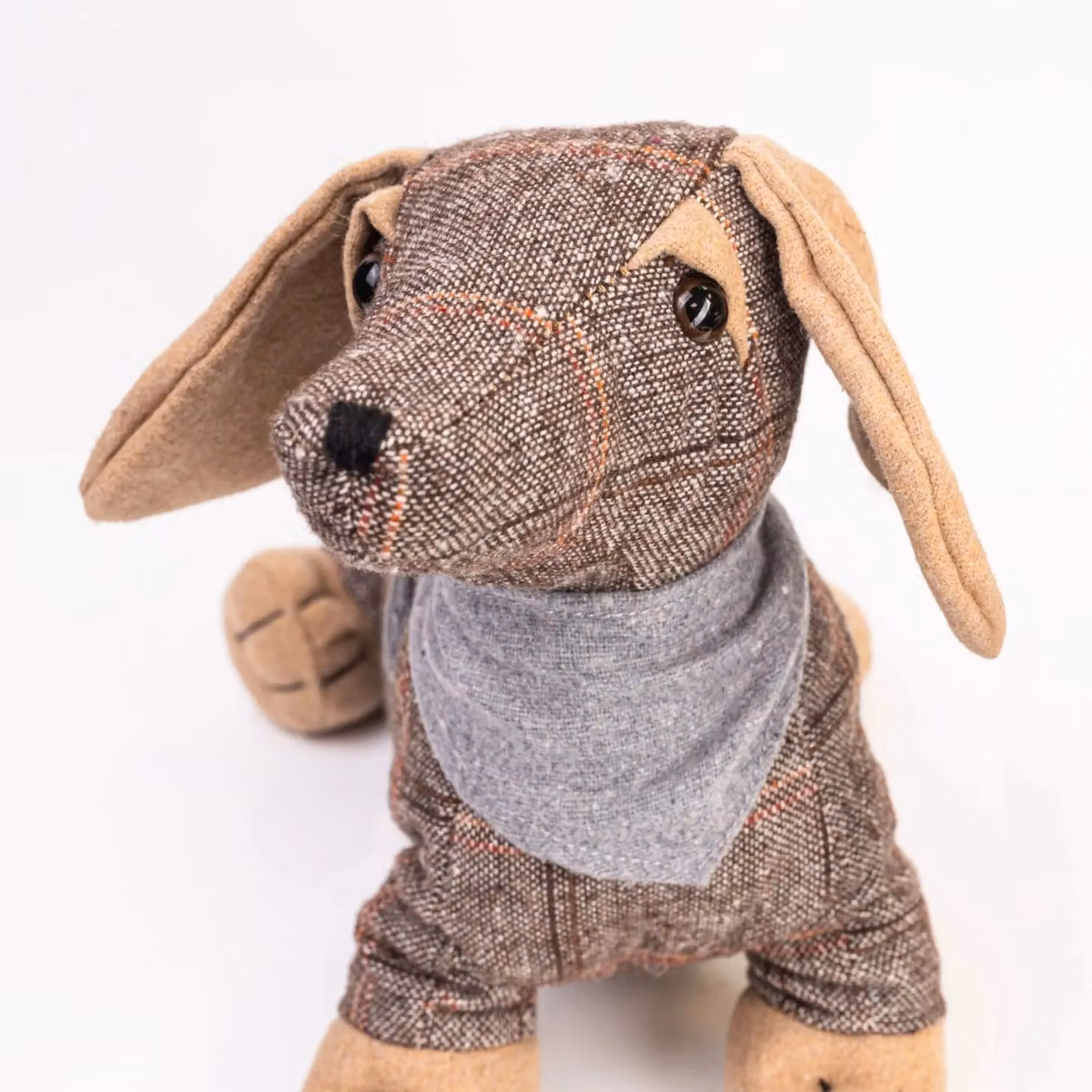 Marco Paul Brown Rustic Novelty Animal Freestanding Textile Doorstop – 2