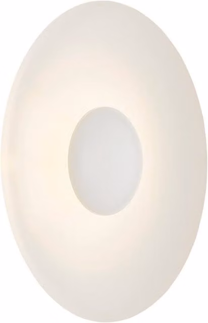 Netlighting Bolton Integrated LED Up and Down Wall Lamp in Beige and White, 2170lm, 3000K Warm White