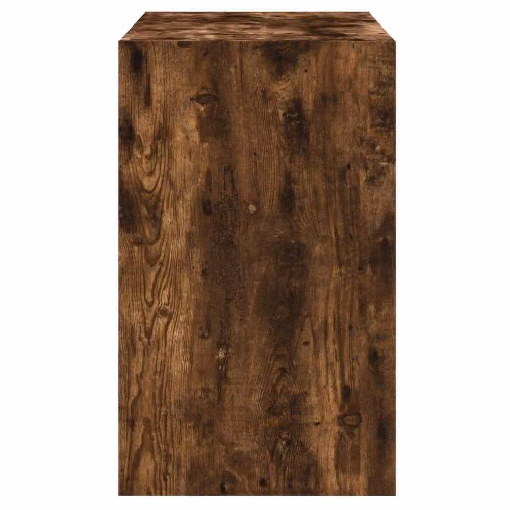 Berkfield Home Smoked Oak Shoe Cabinet in Brown, W/D/H: 80 x 42 x 69 cm – 4