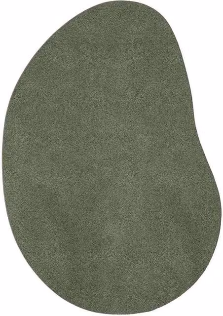 Berkfield Home Forest Green Non-Slip Washable Area Rug, W: 140 cm, L: 200 cm