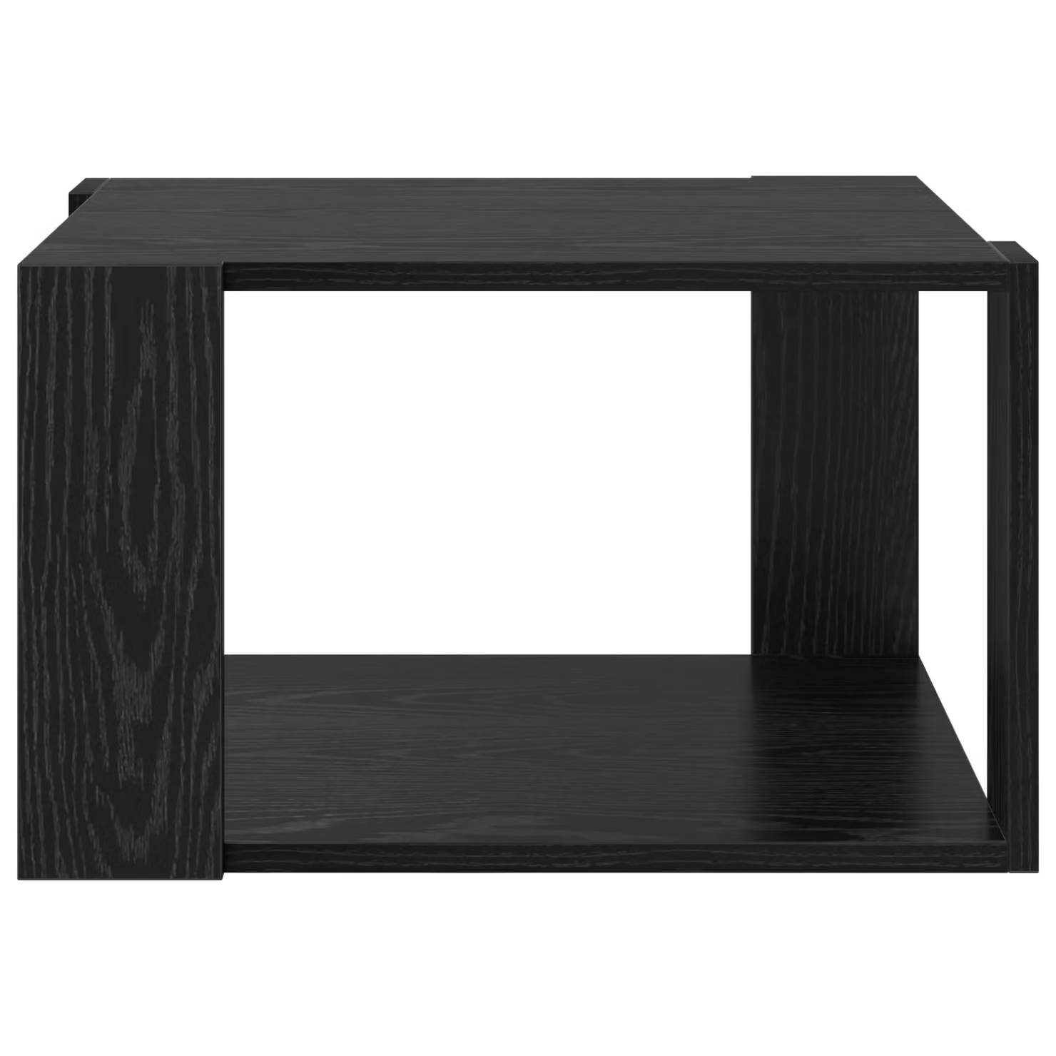 Berkfield Home Black Oak Coffee Table, W/D/H: 51.5 x 51.5 x 30 cm – 3