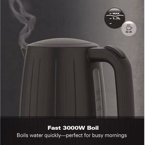 Hamilton Beach Stealth Electric Kettle, 1.7 l, Black – 5