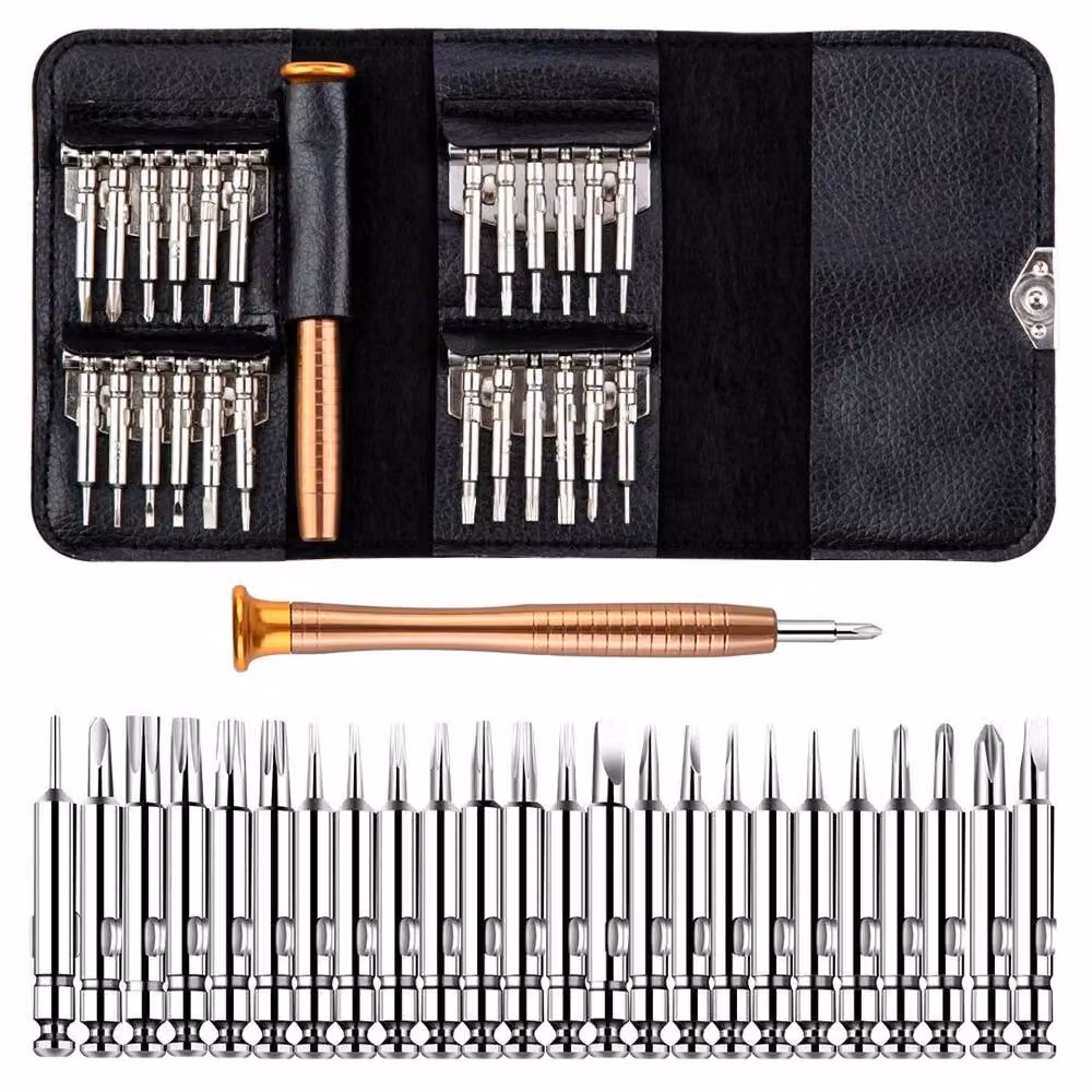 FLAVORA 25-Piece Magnetic Multi-purpose Repair Tool Kit in Metallic Silver – 2