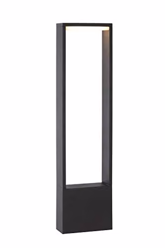 Lucide Goa Modern LED Garden Bollard Light, Aluminium, IP54, Warm White, Black or Anthracite