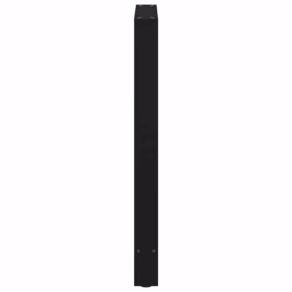 Berkfield Home Matt Black Steel Coffee Table Legs, 2 pieces, H: 60 cm (Adjustable to 90-91 cm) – 4