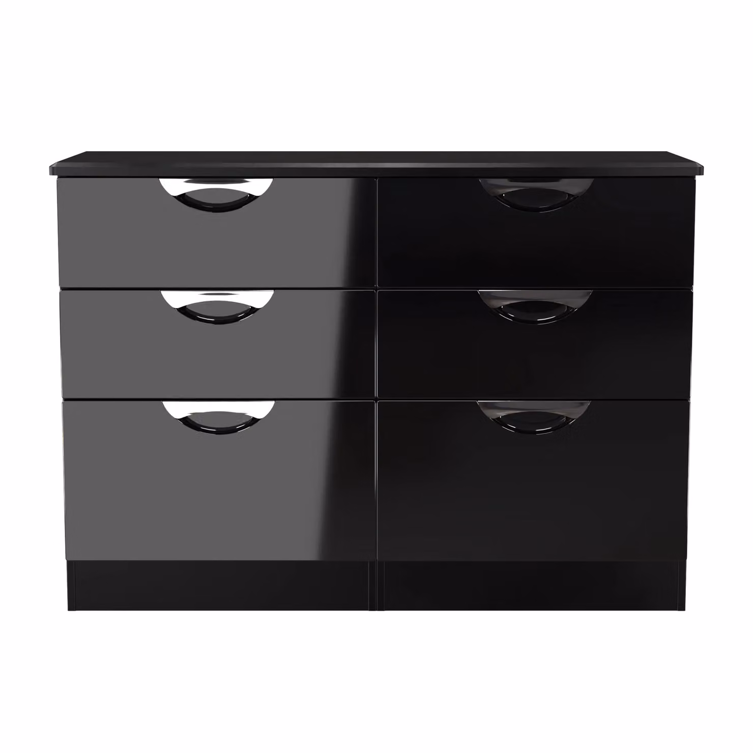2 U Holborn 6 Drawer Wide Chest in Black – 2