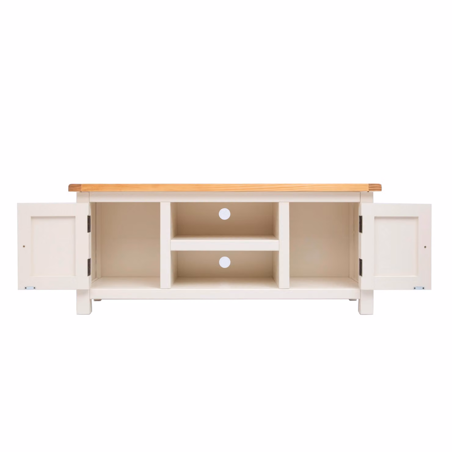 Cabinet Bits Maggiori 2 Door TV Stand in White Waxed Pine – 2