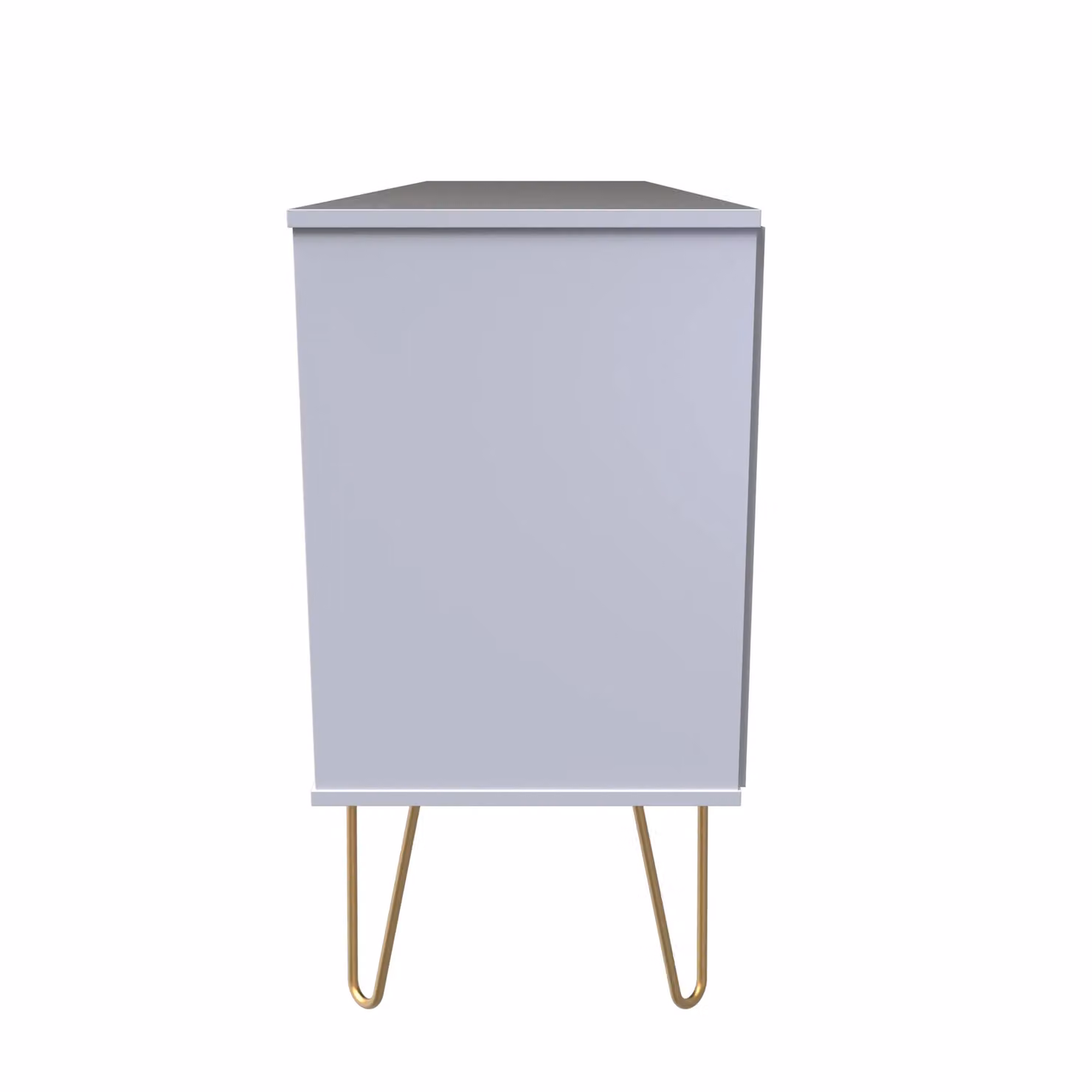 Ready Assembled 2 U Bexley 6 Drawer Sideboard in Pink and Gold – 2
